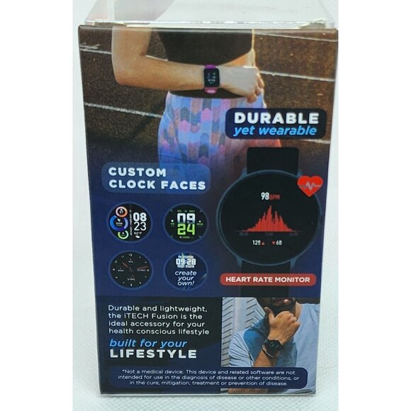 iTech Fusion 2 Health & Fitness Smartwatch | iOS & Android Compatible - Picture 3 of 16